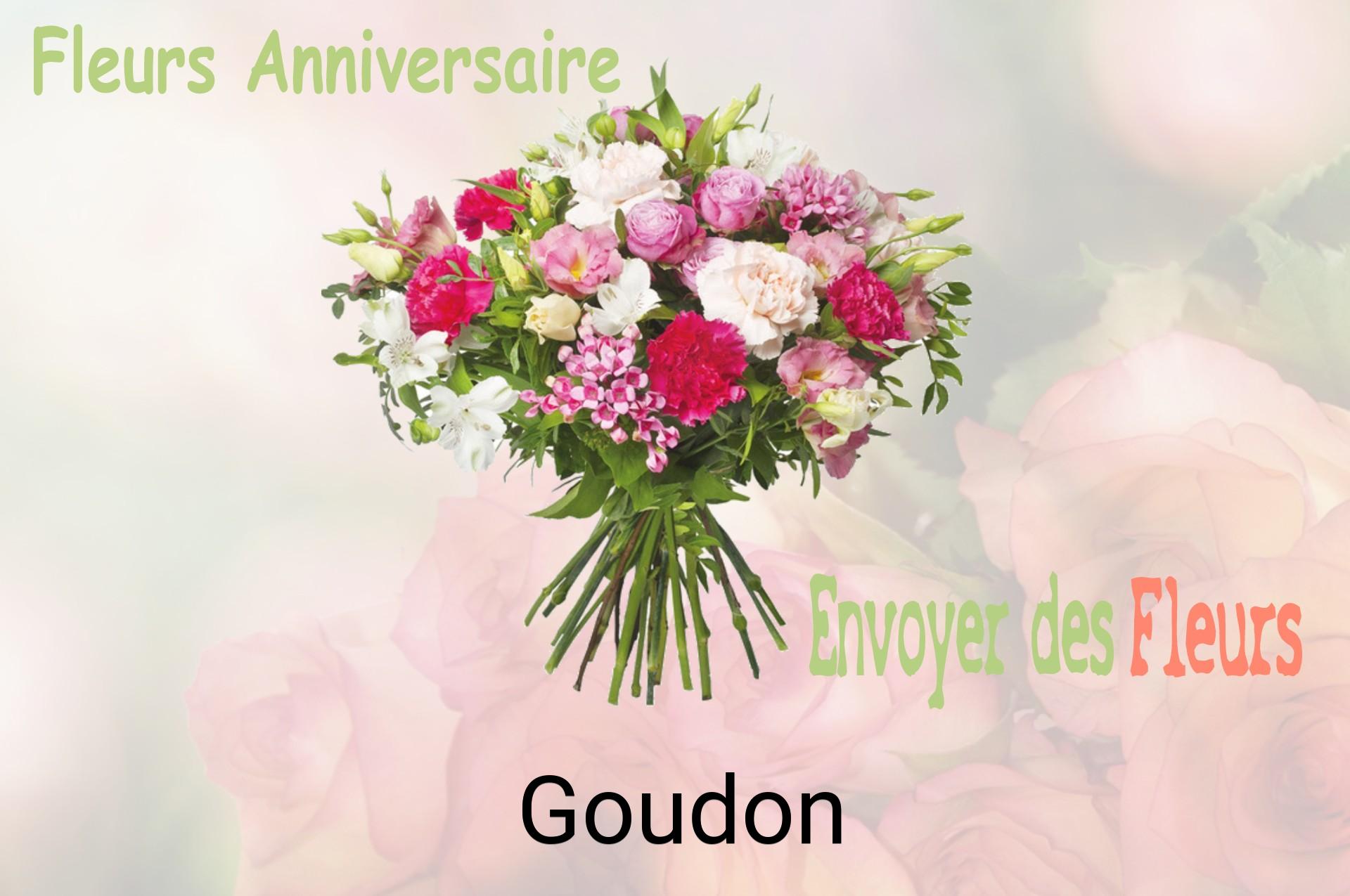Bouquet de fleurs d’anniversaire livré à Goudon